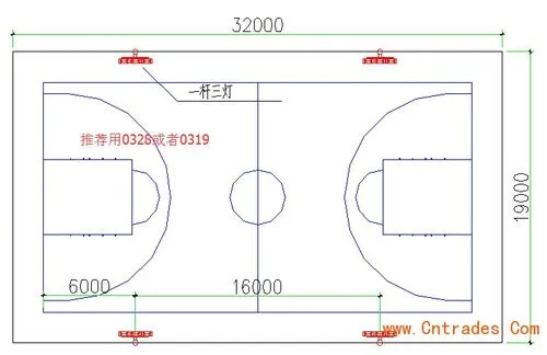 新国标篮球场线路图绘制教程